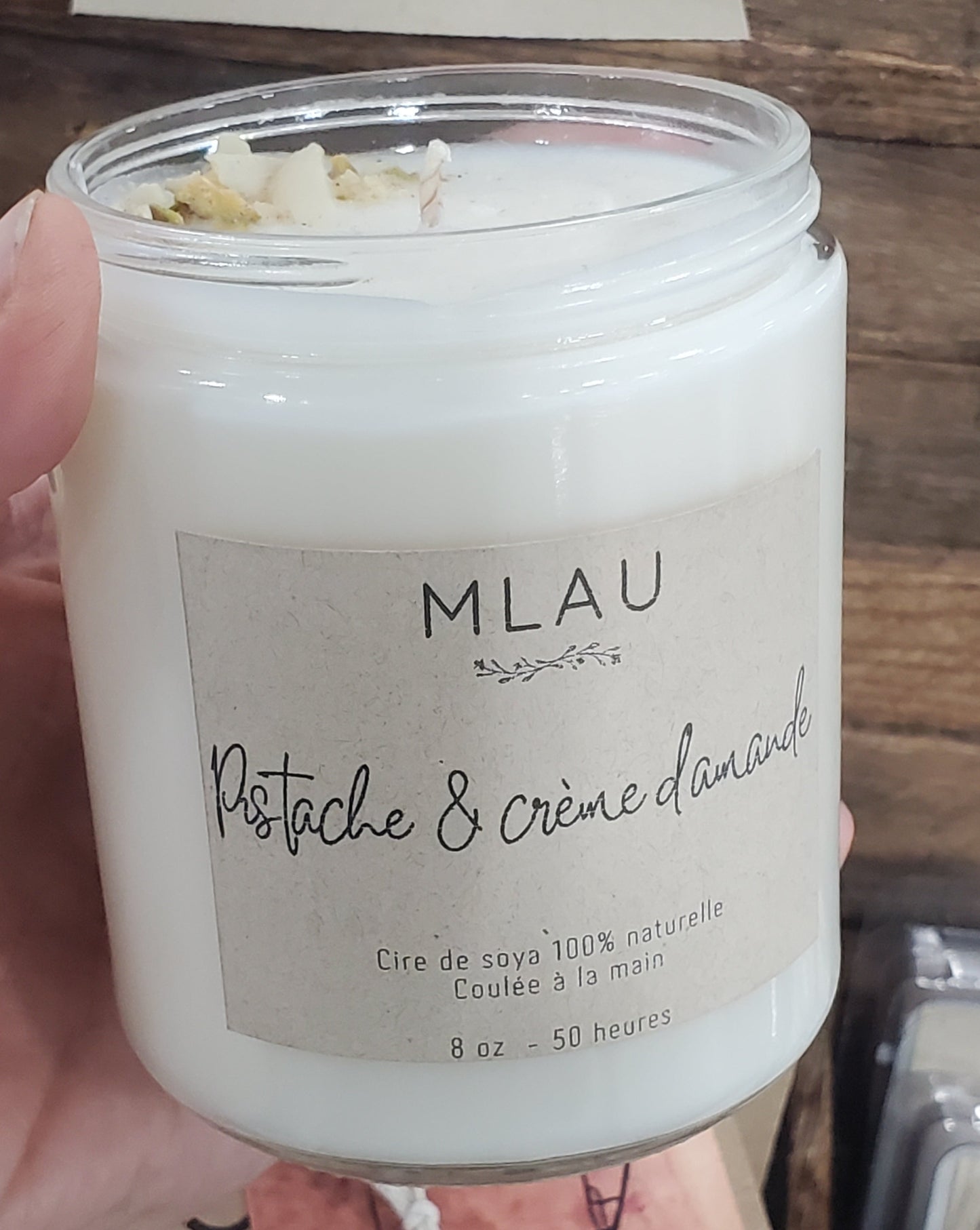 Pistache &amp; crème d&#39;amande