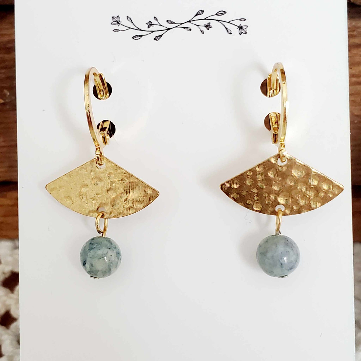 Boucles d'oreilles Mimosa